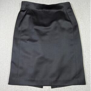 Worth Women Brown 10 Wool Blend Knee Length Skirt Classic Career Office
